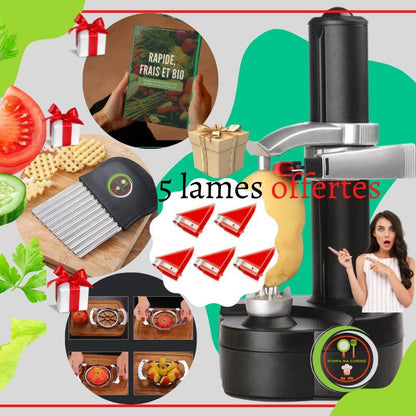 EaSy peAsy PeeleR™ : l'éplucheur automatique qui révolutionne votre quotidien. sympamacuisine