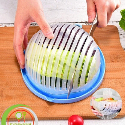 Genious Salad Maker™ : des salades fraîches, prêtes en un temps record ! sympamacuisine