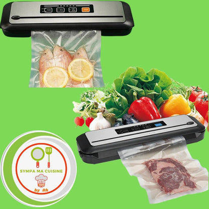 Le Vacuum Sealer™  Votre allié parfait pour une conservation optimale de tous vos aliments, pour une conservation sous vide pour de la viande, poissons et infusions en grande quantité.| Cuisine sympamacuisine